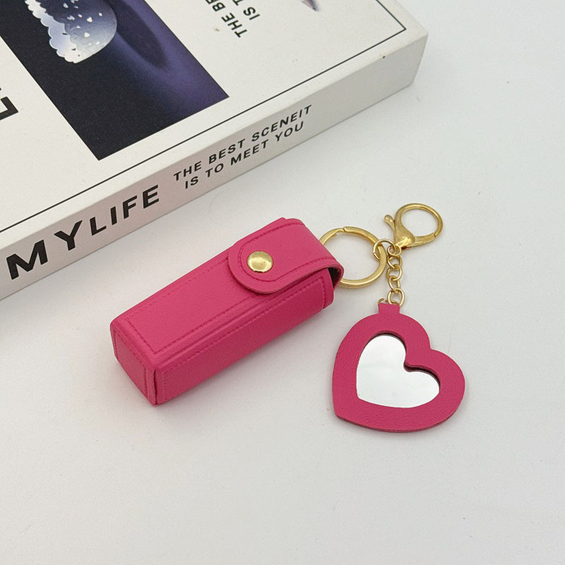 Bolsa de lápiz labial portátil llavero bolso de maquillaje portátil bolso de regalo bolso de cambio bolso de almacenamiento mini lápiz labial colgante