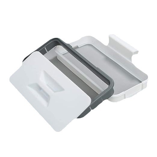 Soporte pared para bolsa basura cocina sin taladro