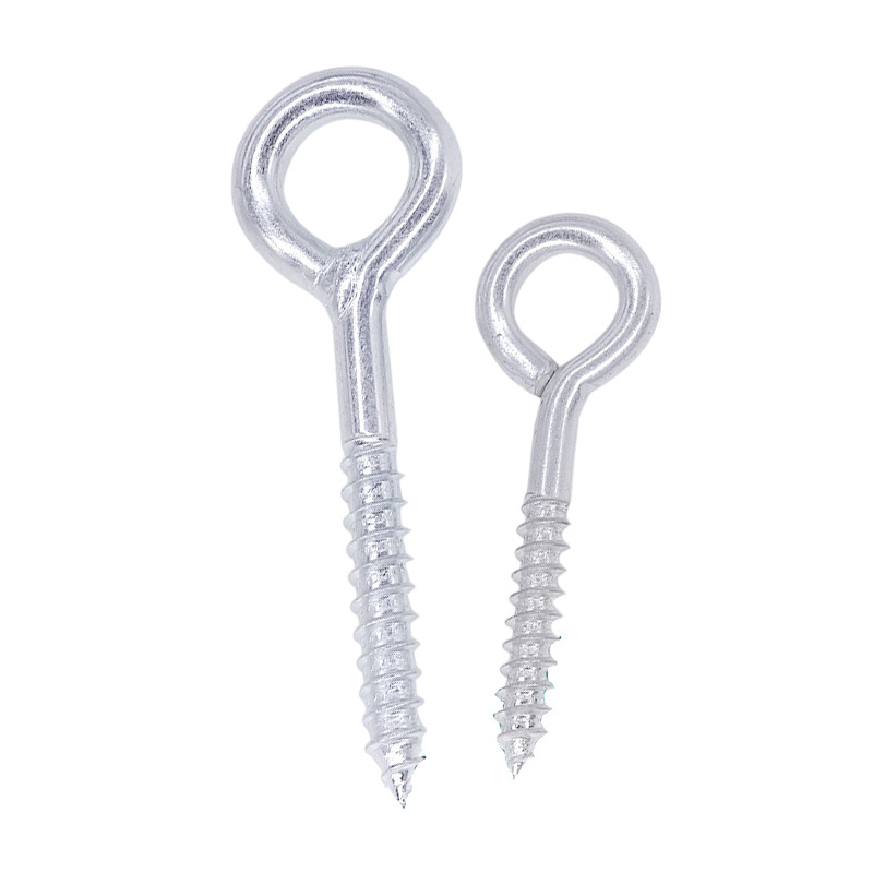 亜鉛メッキ羊眼機歯ねじ閉口金属鉄製羊眼釘活節手ねじりフック円環現物供給