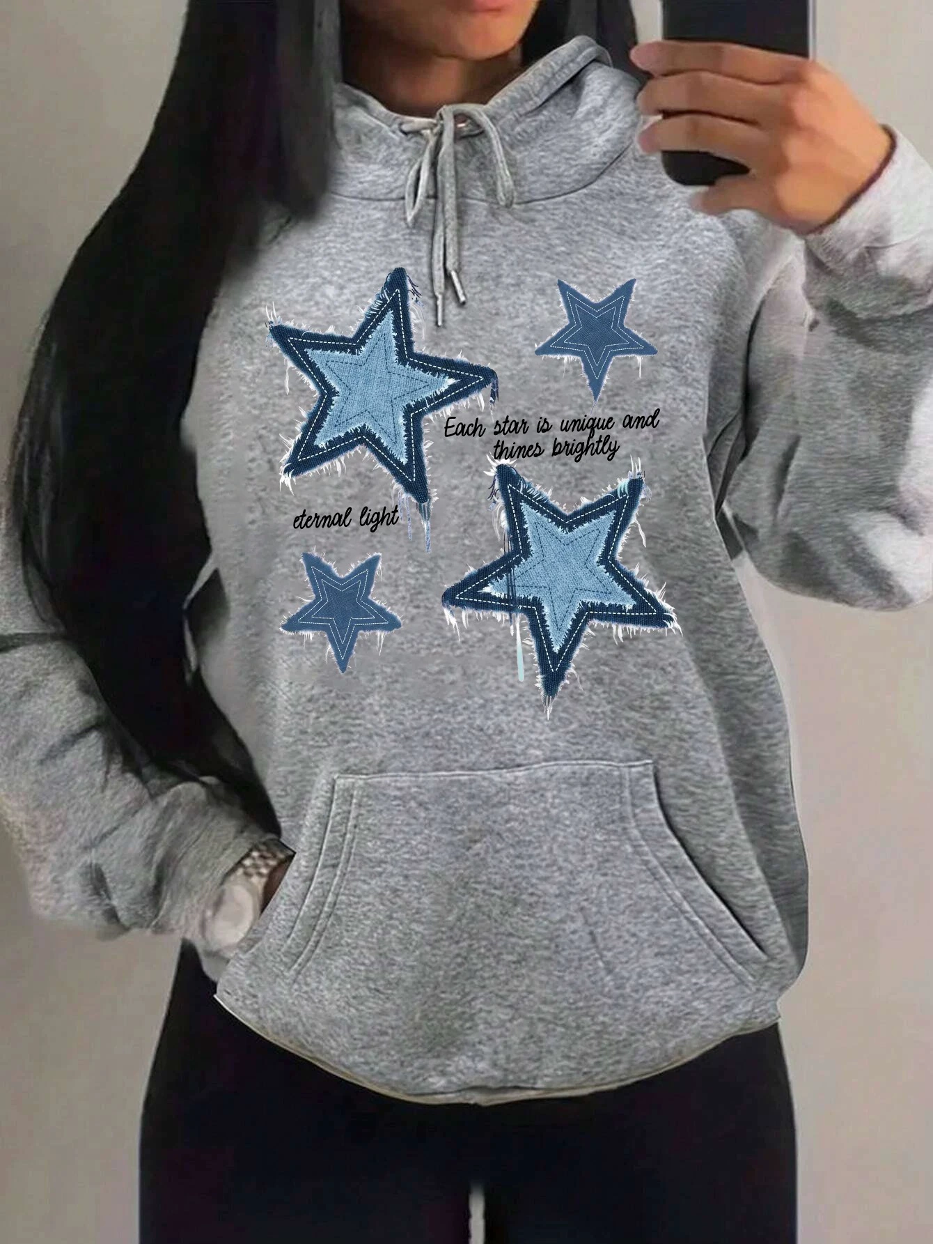 Retro multicoloured comfortable sweatshirt for leisure, loose fit