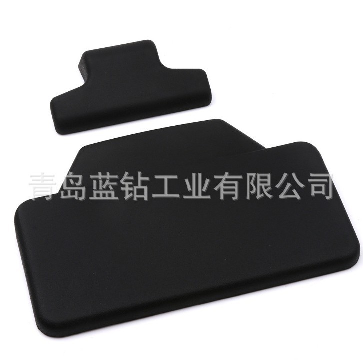 聚氨酯制品PU金属靠背垫摩托车尾箱靠背垫PU自结皮发泡垫