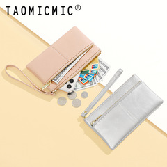 Fashionable portable PU multi-functional wallet, new niche large-capacity women's long style European and American wholesale clutch