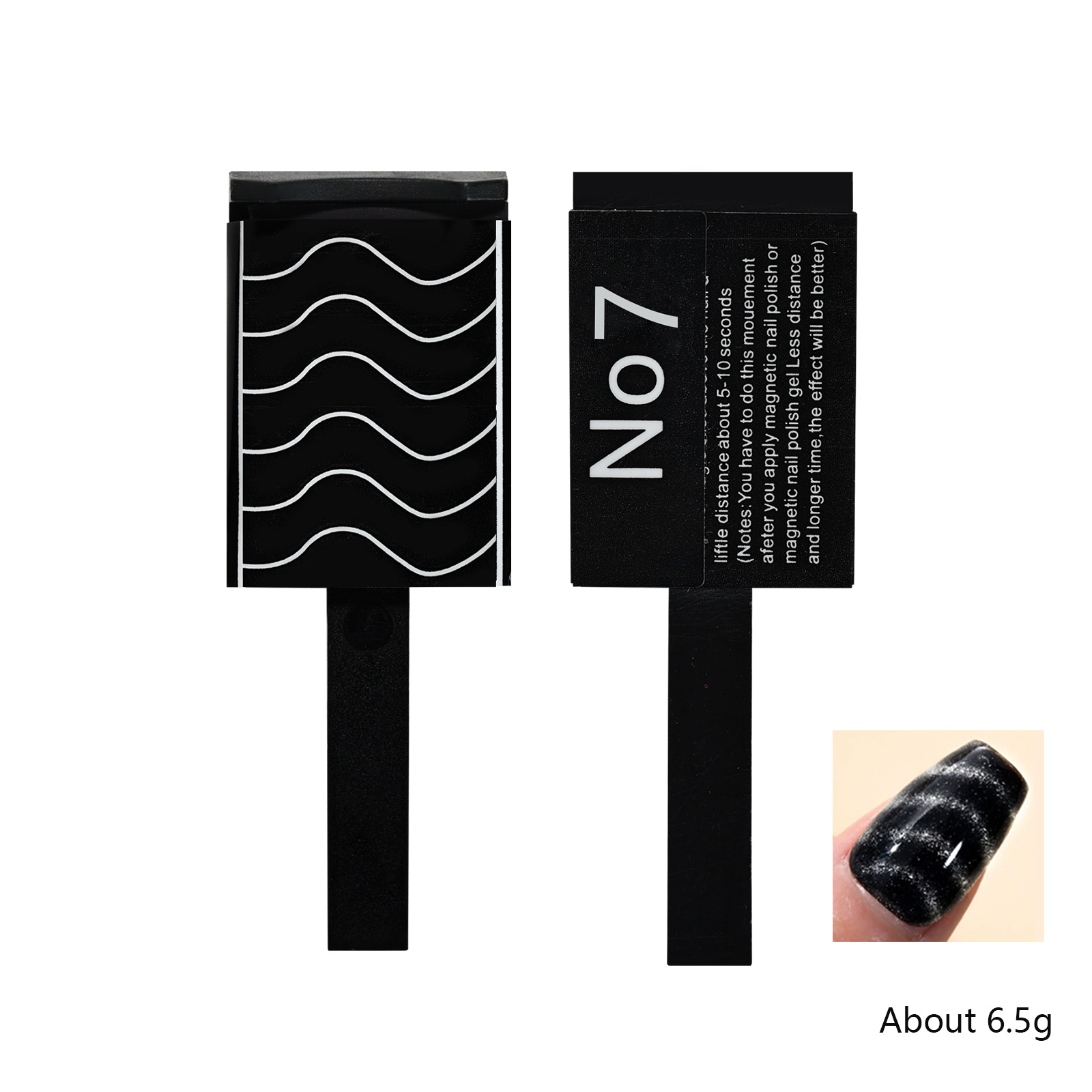 Herramientas para decoración de uñas, imán magnético súper fuerte para ojo de gato con varios estilos, imán para gel de ojo de gato, varita magnética multifuncional pequeña