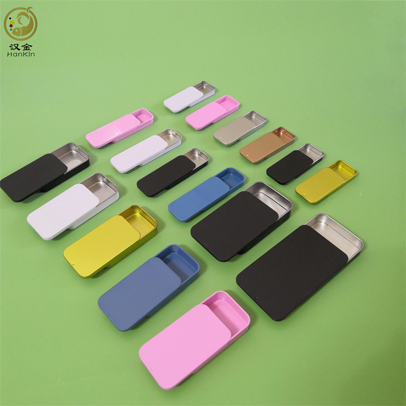 10g固体香膏 Solid state fragrance packaging手指套推拉铁盒