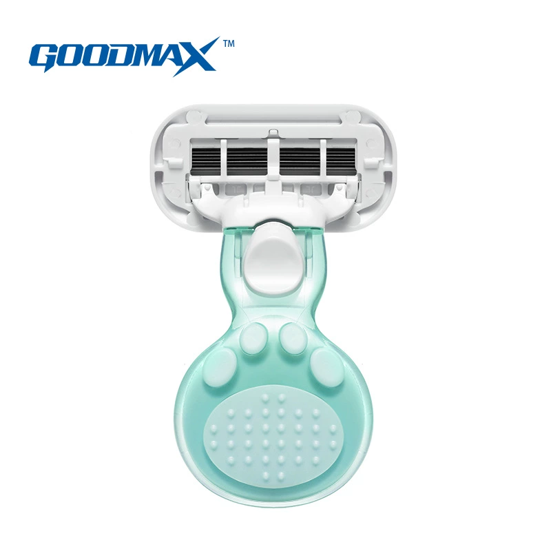 Женская бритва GOODMAX Ms Shake — компактная ручная бритва с защитной крышкой, легкий вес 38 г
