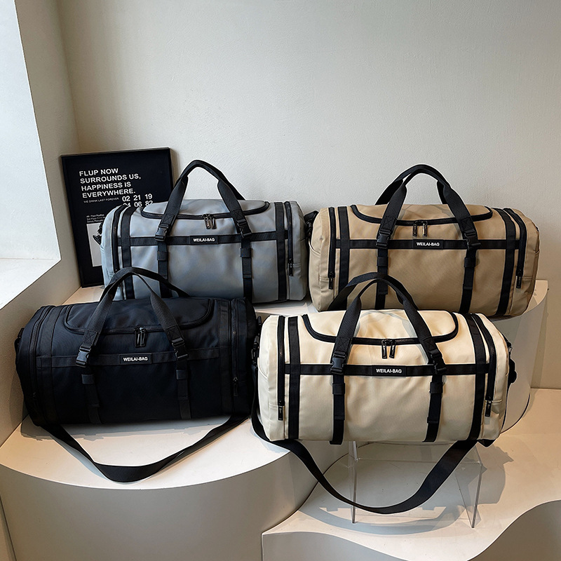 Bolsa de viaje de gran capacidad al aire libre de corta distancia separación seca y húmeda bolsa deportiva de acondicionamiento físico portátil bolsa de almacenamiento de entrenamiento de moda ligera