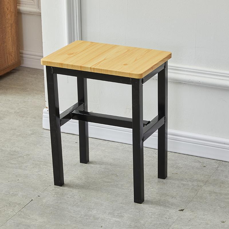Taburetes de silla gruesa para estudiantes adultos taburetes altos para reuniones de dormitorio capacitación taburetes de comedor taburetes de color simple