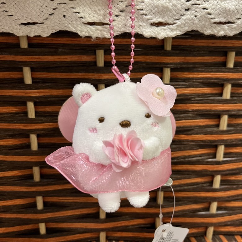 角生物妖精花畑シリーズ手玉揚げエビ小草ぬいぐるみ小草と花田人形ストラップ|undefined