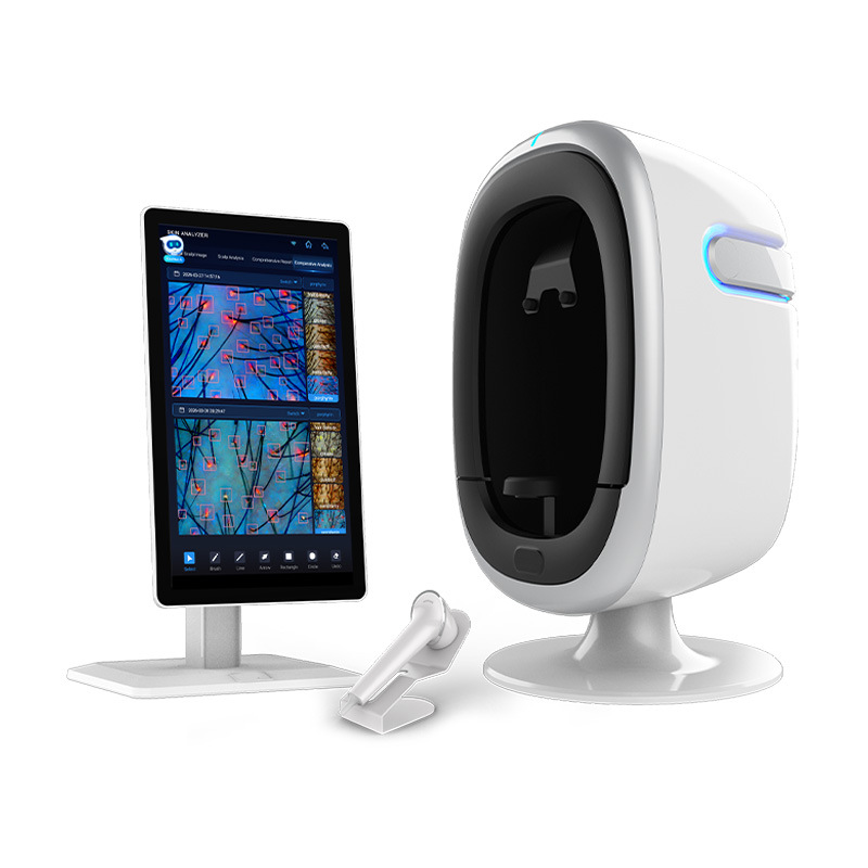 Inventario al por mayor AISIA O1pro detector inteligente de piel facial cuero cabelludo todo en uno instrumento de belleza