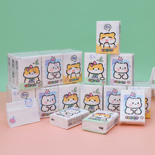 时尚熊猫小包纸巾手帕纸小包印花纸巾便携式抽纸巾学生小包面巾纸