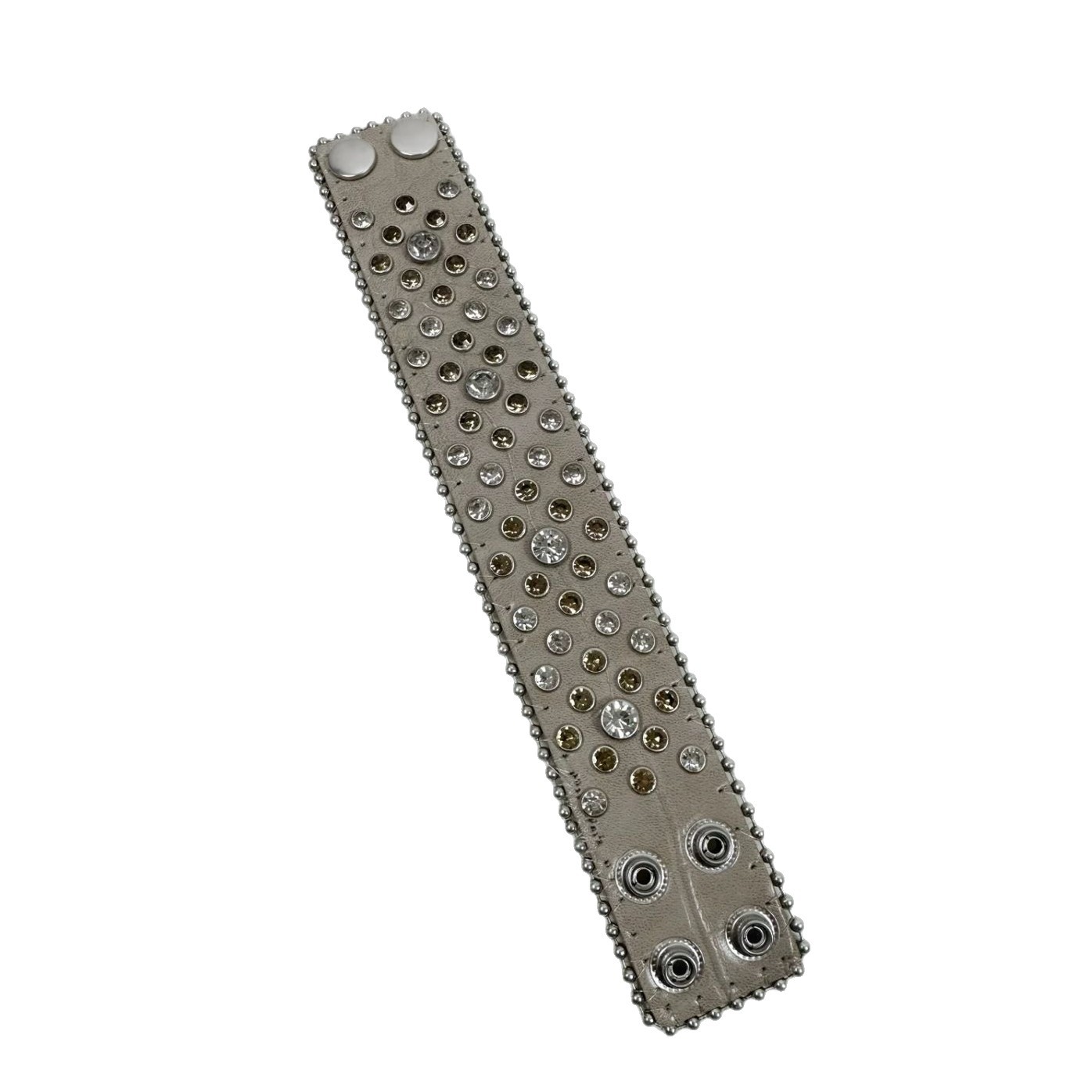 Europäisches und amerikanisches Punk-Hip-Hop-Strass-Armband im Retro-Western-Stil mit breitem Lederverschluss_voghion.com