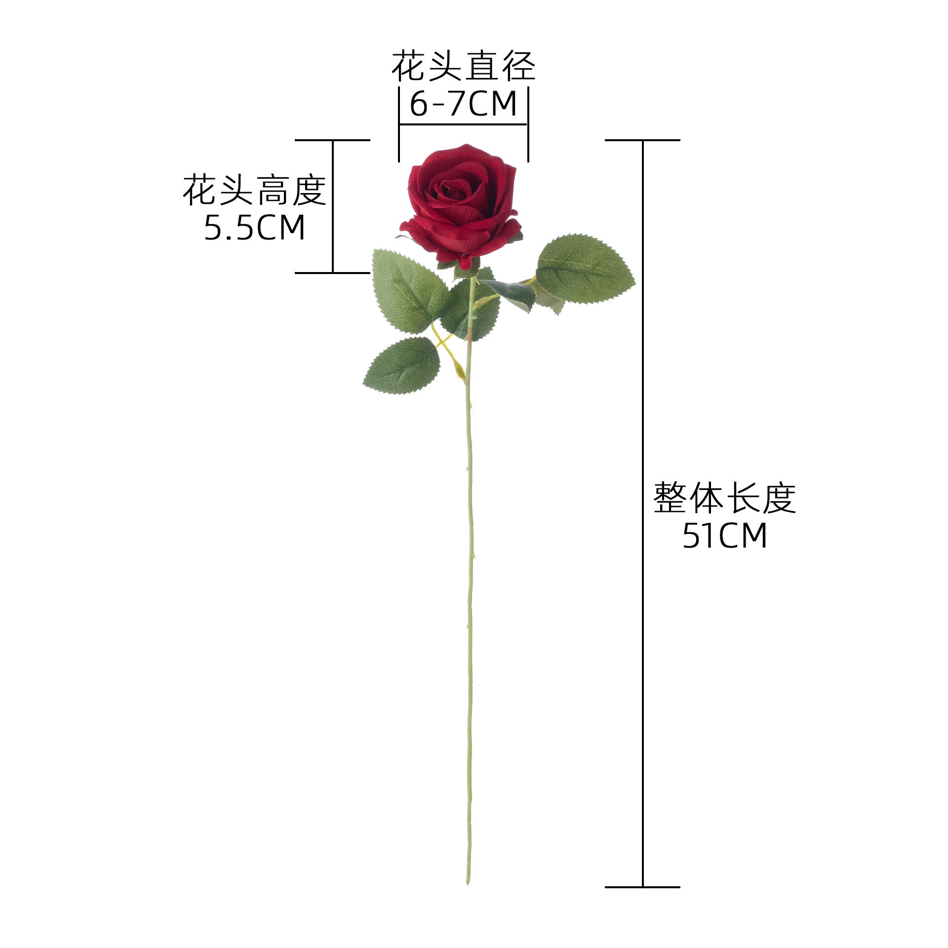 Pearl INS Velvet Rose Artificial Flower Manufacturer Home Decoration Festival Wedding Wall Plant Wall Artificial Flower Cross-Border 4