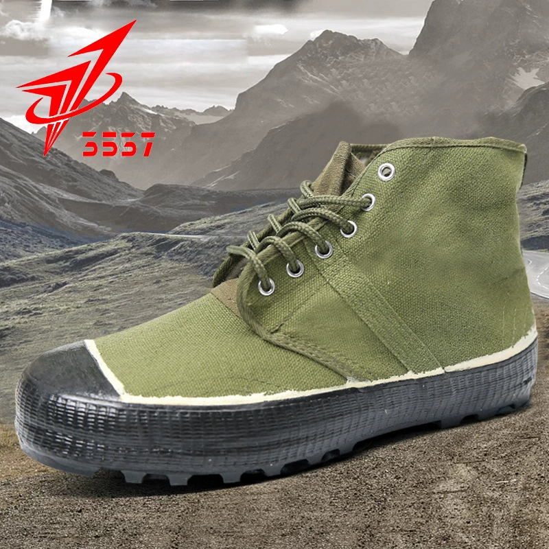 3537 оригинальные туфли с высоким берцем для мужчин и женщин, износостойкие защитные туфли для строительной площадки, нескользящие парусиновые желтые резиновые туфли для работы на рабочем месте.