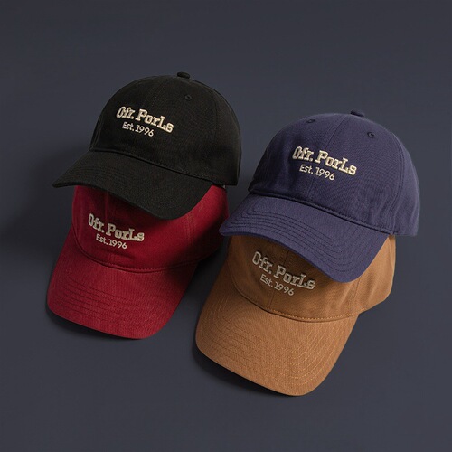 Camo Blue Korean Style Parent-Child Duck Bill Hat Four Seasons Couple Face-Smaller Hat Children Soft Top Children's Baseball Cap Spring