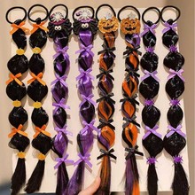 万圣节儿童假发辫子小女孩甜酷暴击拳击辫公主高马尾搞怪麻花脏辫