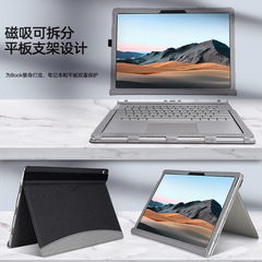 跨境適用微軟surface book3保護套13.5寸2代筆記本電腦包15寸皮套