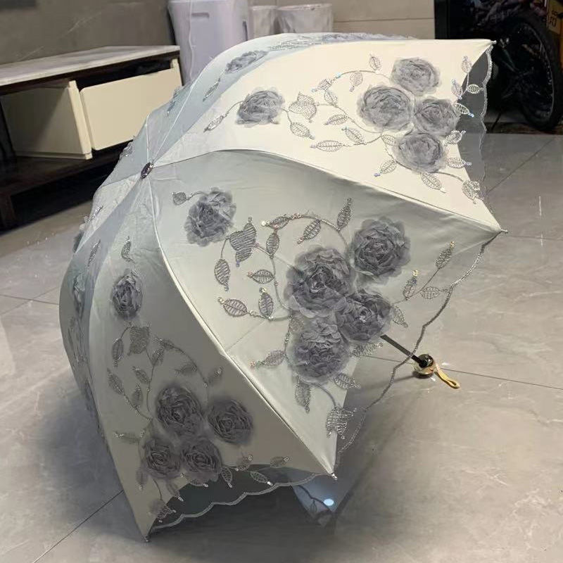 9266三つ折りグレー