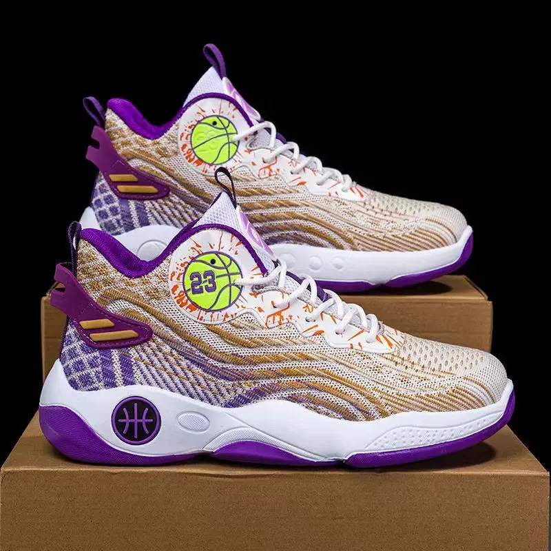 篮球鞋青少年学生舒适篮球男鞋秋季2025新款潮牌运动休闲鞋批发