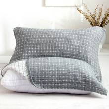 跨境枕巾纯棉枕头巾日系新款纱布全棉毛巾垫巾一对装枕套防螨