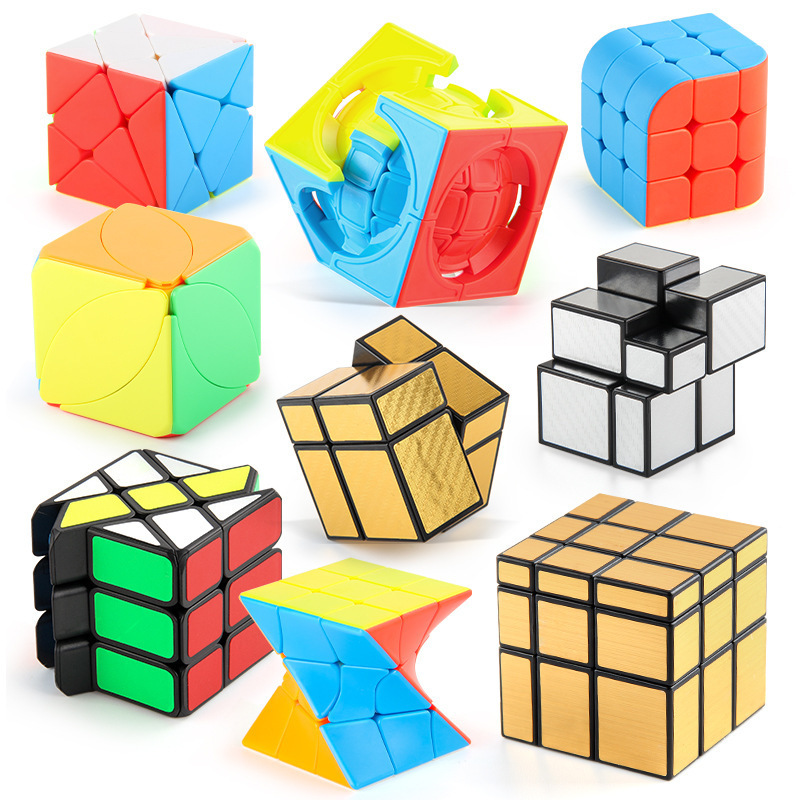 Children's Rubik's Cube smooth special-shaped Rubik's Cube beginner's second-order third-order twisted oblique-shaped Rubik's cube toy