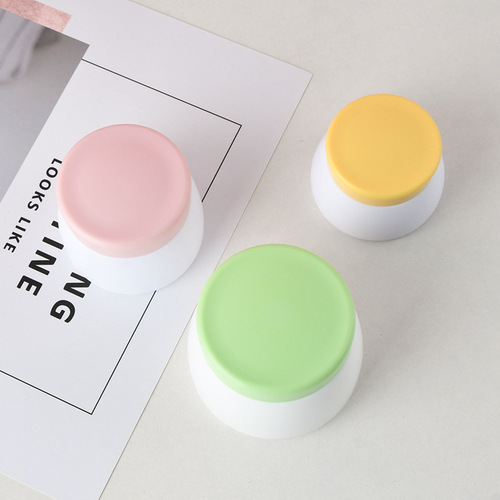 15g30g50g PP scrub cream box facial cream box cream divided bottle cosmetics empty bottle baby double-layer bottle