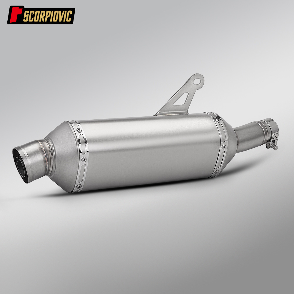 Chunfeng 450Sr Nk Original Interface Integrated Mid-Section and Roman Tail-Section Exhaust Pipe for Motorcycle 450Mt Modification
