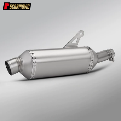 Chunfeng 450Sr Nk Original Interface Integrated Mid-Section and Roman Tail-Section Exhaust Pipe for Motorcycle 450Mt Modification