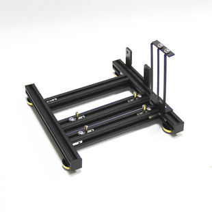 External Graphics Card Cooling Rack Graphics Card Atx Power Supply Bracket Dual Graphics Card Rack Aluminum Alloy Card Base DIY