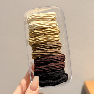 Caricatura encantadora anillo de pelo pulgar no daña el cabello de los niños correa de correa pequeña cuerda de cabello para niñas cuerda de cabello