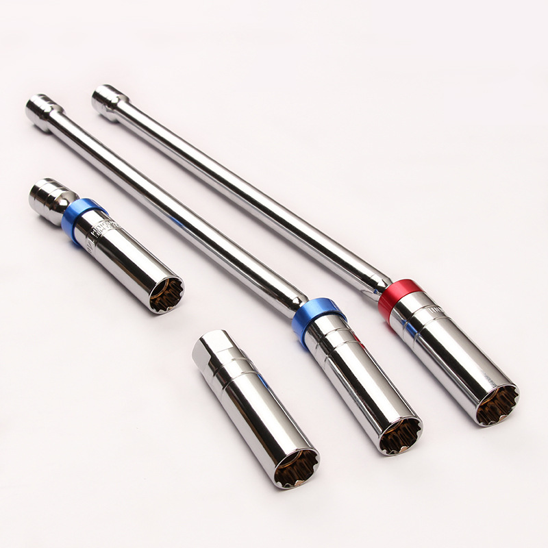 Strong Magnetic Universal Spark Plug Socket 14mm 16mm 360-Degree Car Spark Plug Motorcycle Removal Strong Magnetic Socket