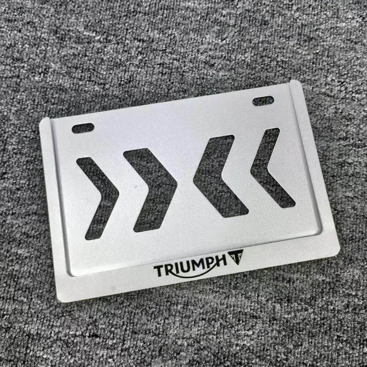 Nömrə qabı: Yamaha Motorcycle Rear License - mopai-magnesium-aluminum-alloy-anti-bend-matte-silver-triumph