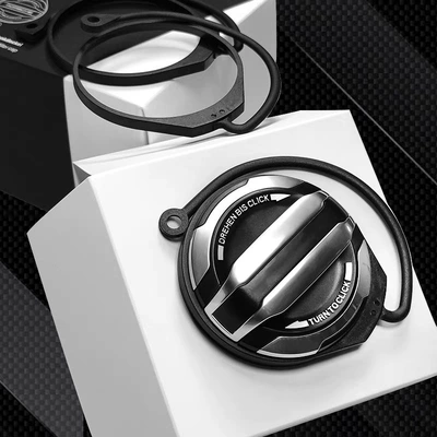Suitable for Porsche Cayenne 718 Panamera 911 Maca Cover Silver Porsche Fuel Tank Cover Second Generation