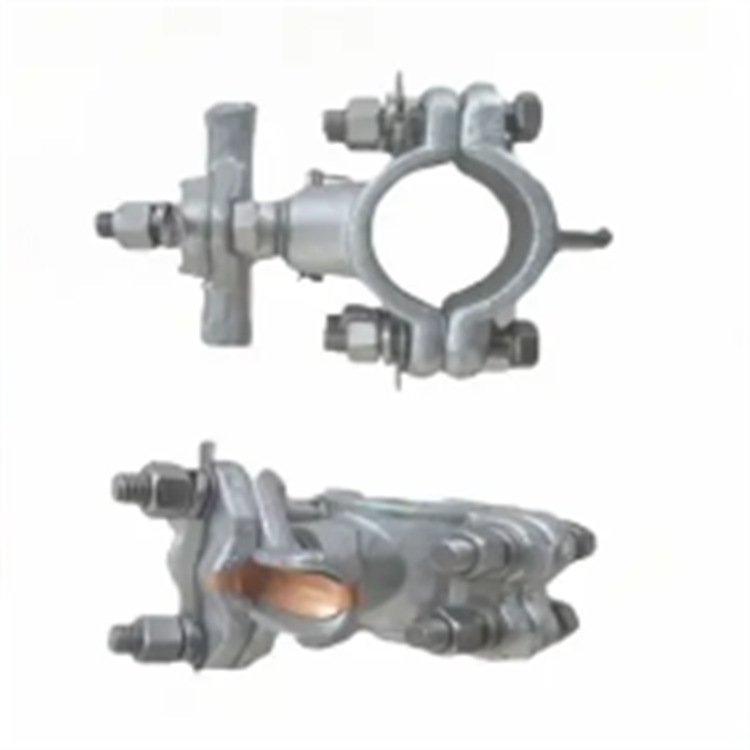 Electrificación del dispositivo de soporte de brazo de muñeca plana para acessorios de metal de red de contacto ferroviaria galvanizado en caliente de una sola ranura de soporte de cable