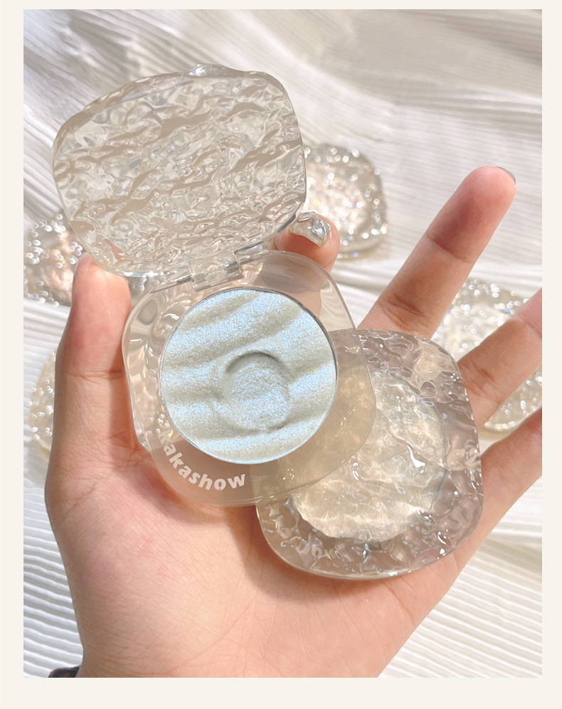 kakashow Sparkling High-gloss Powder for Facial brightening, three-dimensional pearlescent polarized Light, Fine Sparkling, under-eye contouring, and mashed Potato High-gloss undefined