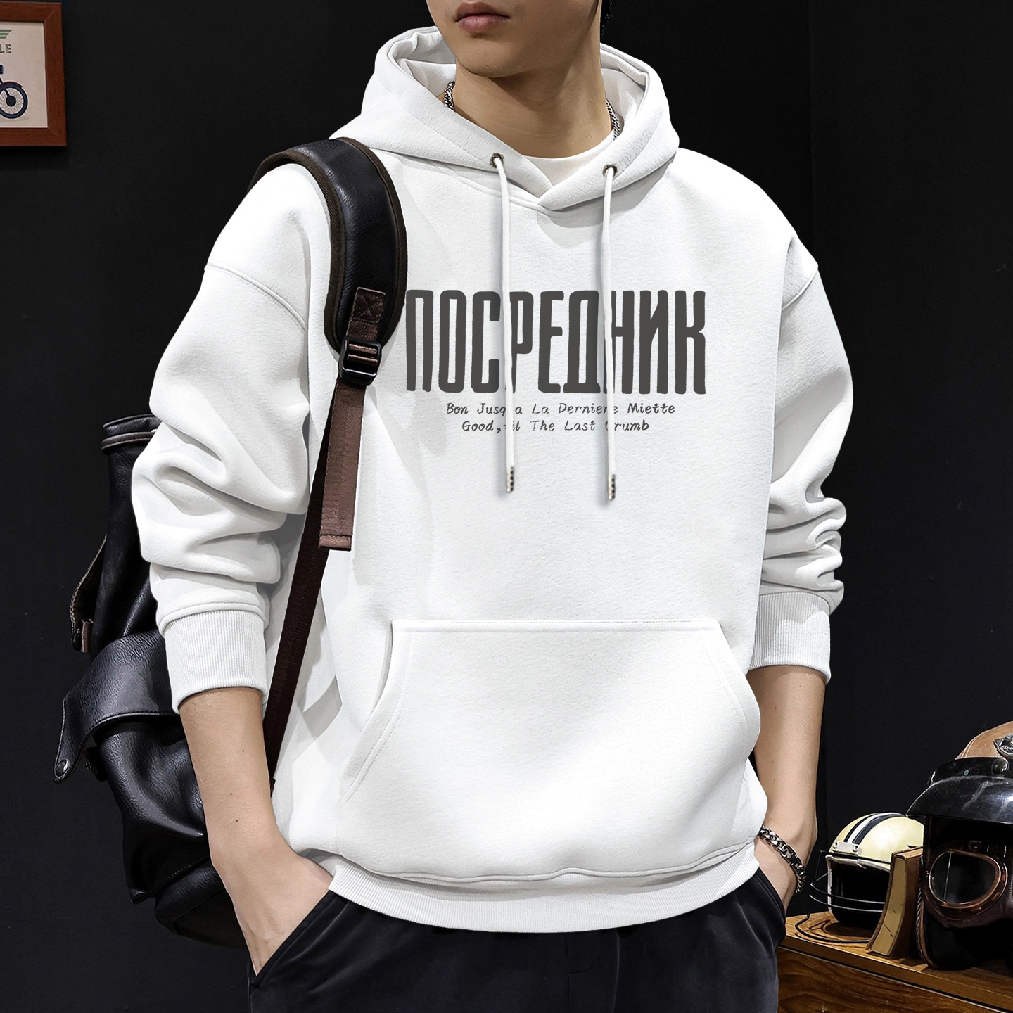 Suéter hombre encapuchado primavera y otoño estilo americano pesado pesado invierno más chaqueta de terciopelo nuevo abrigo de hombre de otoño