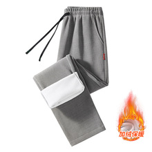 港风灯芯绒裤子男秋冬宽松直筒裤大码休闲长裤男士运动裤条绒裤子