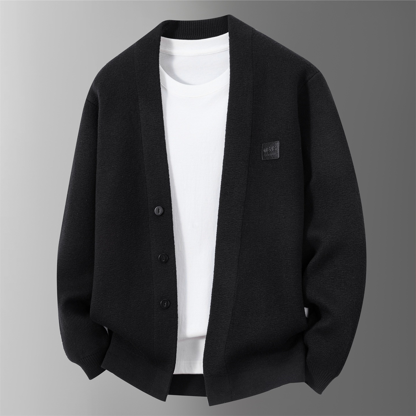 Trending live-streaming item: knitted cardigan jacket, autumn new fashion casual outerwear knit sweater