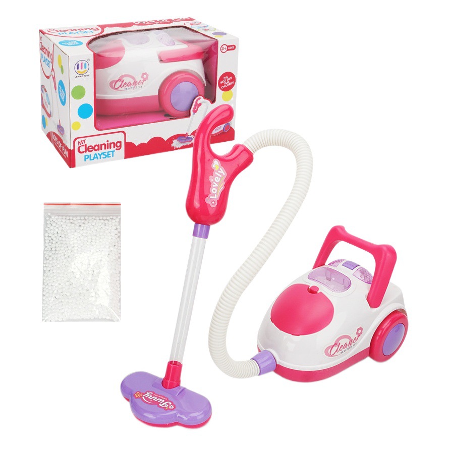 Transfronterizos nuevos niños juegan casa aspiradora niña simulación pequeños electrodomésticos juguetes limpieza juguetes educativos