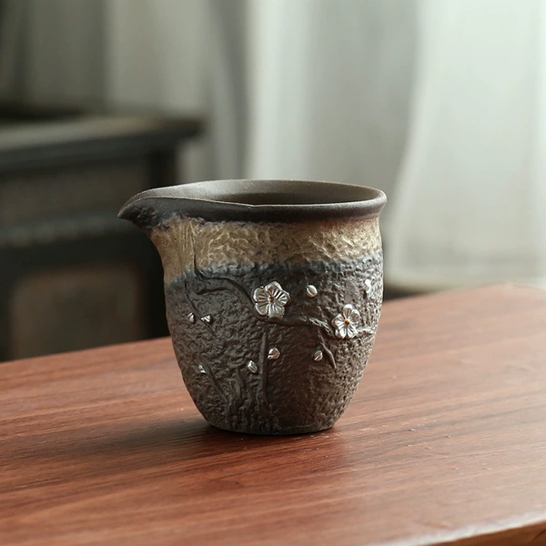 Plum Blossoms-Ancient Early Burning Fair Cup