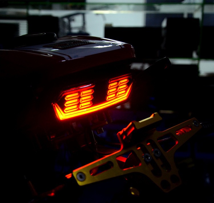 Motorcycle Modification Accessories Little Monkey Led Car Lights Msx125 Motorcycle Tail Lights Modified Brake Turn Signal
