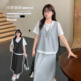 大码连衣裙;大码休闲套装;大码T恤