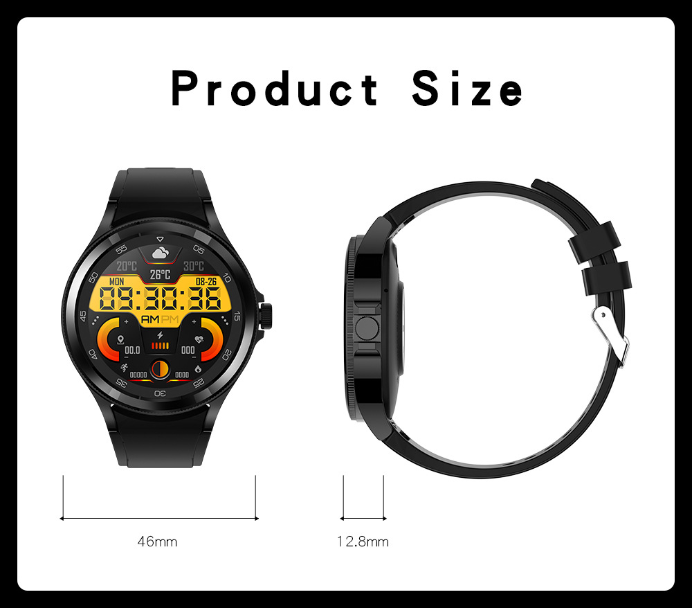 DS20 smartwatch Bluetooth bellen offline betalen 1.28 scherm_voghion.com