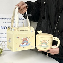 高颜値子猫陶磁器カップギフトボックスかわいい女の子の誕生日プレゼント子供のお土産がいいです