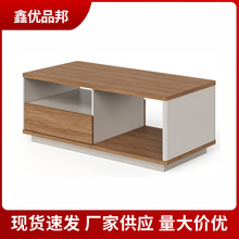 办公室接待室会客茶几商务沙发茶几全套办公家具会议室洽谈木质桌