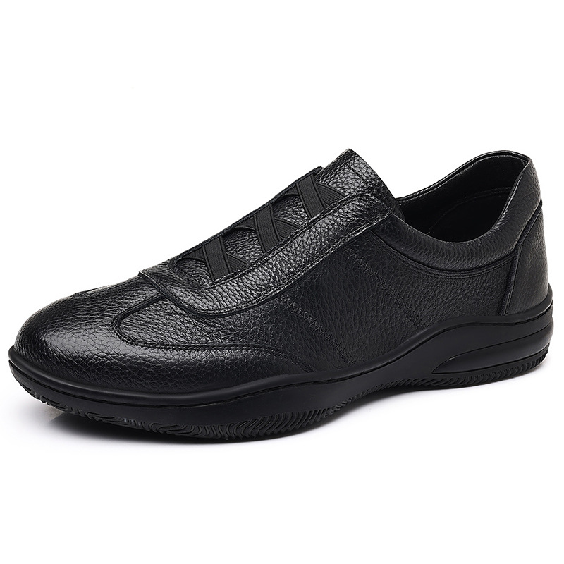 Piel de vaca de primera capa verano nuevos zapatos casuales para hombres zapatos de cuero transpirables para hombres zapatos blancos de todo fósforo zapatos para hombres zapatos para hombres