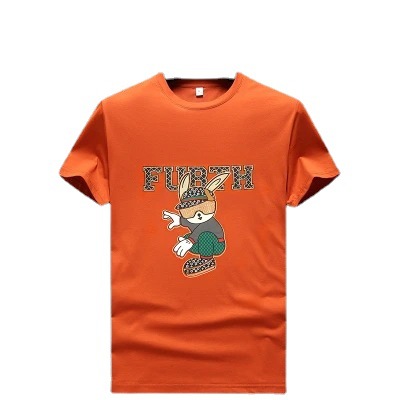 T-shirt à manches courtes haut de gamme en Lyocell Tencel pour hommes, marque de mode européenne, T-shirt à manches courtes ajusté et absorbant la transpiration pour l'été_voghion.com