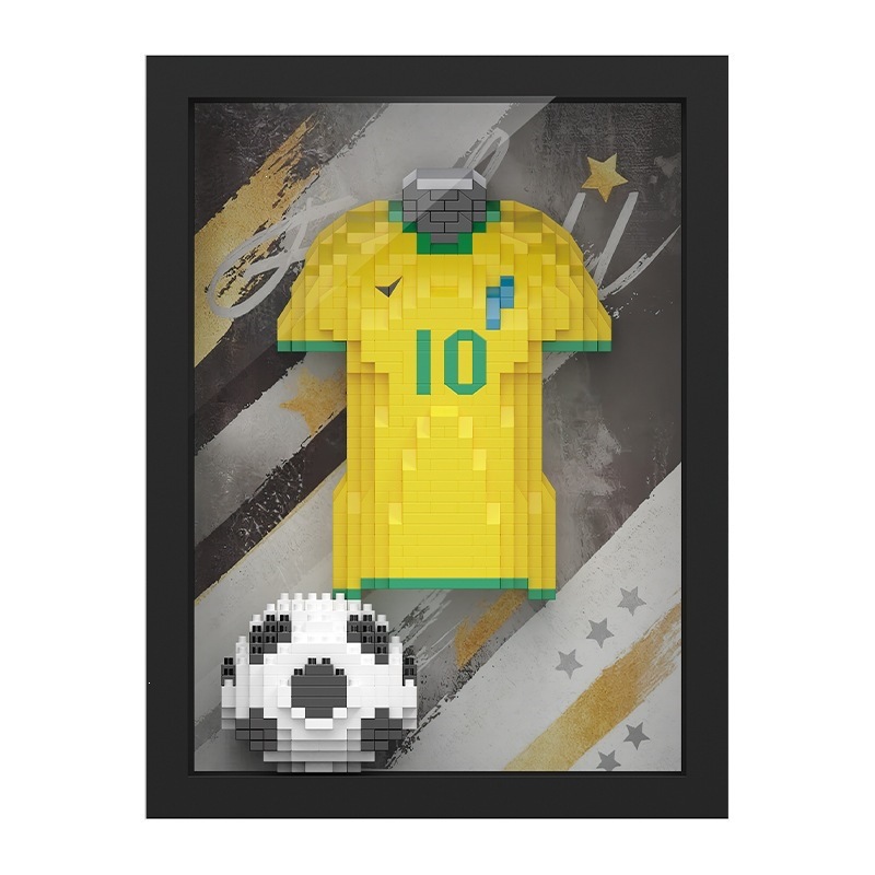 Recuerdo de la Copa del Mundo transfronteriza Fútbol Camiseta de la Copa del Mundo de Potencia Juguetes de decoración de figuras deportivas