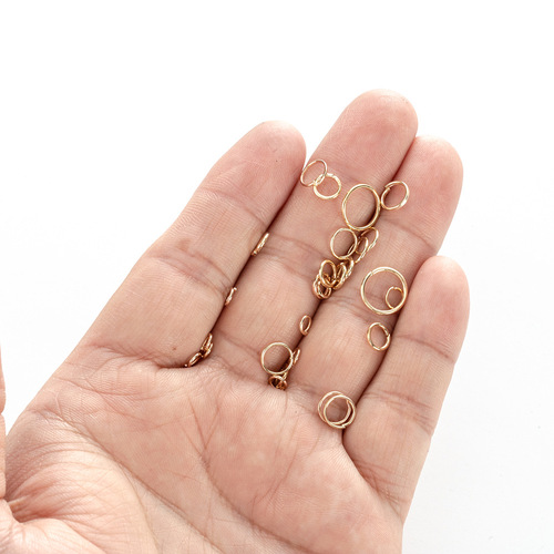 Amazon 1390PCS Boxed Single Ring DIY Handmade Jewelry Accessory Material Closed Ring Open Ring
