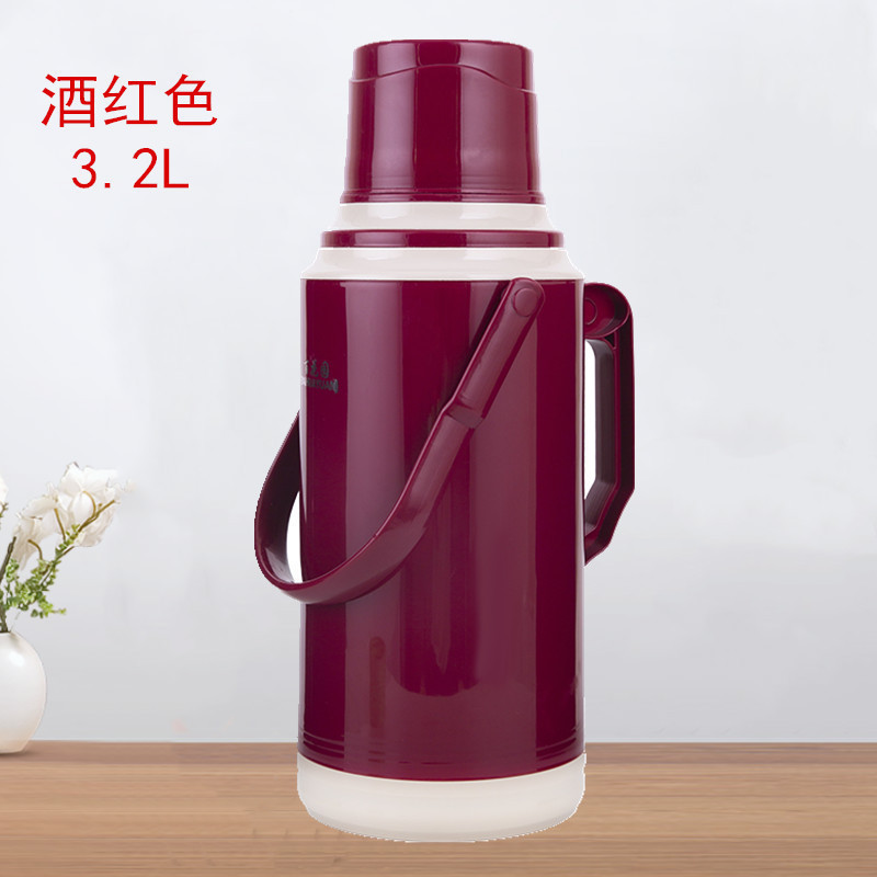 魔法瓶家庭用大容量魔法瓶魔法瓶革学生寮普通大型茶瓶プラスチックシェル|undefined