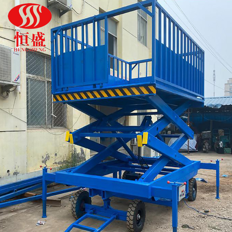 定制移动卸猪台装猪升降机养猪场中转装猪台升降出猪台电动出猪台